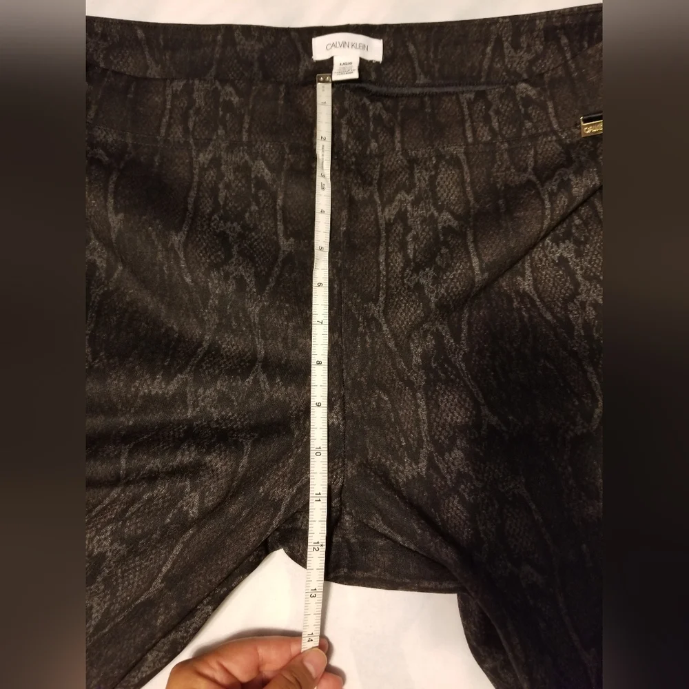 NWT Calvin Klein Pants Women's Size L Color Dark Brown - Picture 5 of 10